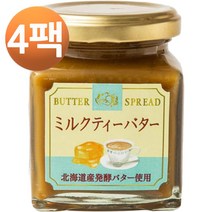 가네카식품 밀크티 버터 스프레드 140g, 4팩