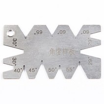 측량 가공 나사 스크류 커팅 게이지 스테인레스 스틸 앵글 아크 모델 각도 측정 도구, 02 stainless steel