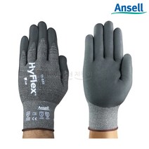 안셀 Hyflex 11-531 초경량 베임방지 안전장갑 Cut3 스크린터치