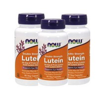 Now Foods 나우푸드 루테인 Double Strength 20mg 90베지캡 3팩 복용법, 90캡슐