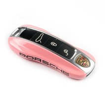 그린텍 (버전2) 포르쉐 슈프림 키케이스 키홀더 키링 타이칸 파나메라 마칸 카이엔 911 카레라 718 카이맨, (버전2) 포르쉐 신형-레드칼라