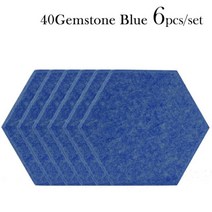 계란판 방음재 방음 흡음 스폰지 패널 벽 스티커 6 개 홈 스튜디오 소음 차단 데코 문침실 흡수, CHINA, 40-Gemstone Blue