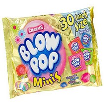 Charms Blow Pops Minis Candy Snack Pouches Bag of 30, 1