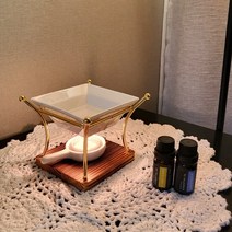 (세트구성) 레노포프 아로마오일버너 + 100% 천연아로마오일 10ml, 네모형(140ml), 로즈마리x2