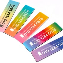 두루디자인 아크릴 주차번호판_아이콘(소형 중형), 11.오렌지(중형), 1개