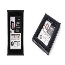 검정 3R 전면계폐형액자 그림액자틀 벽걸이사진 계폐식 행잉 포토 아이그림보관 멀티