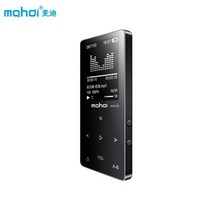 초소형 녹음기 미니 블루투스 MP4 플레이어 16 기가 바이트 터치 스크린 FM 라디오 재생기 스피커 레코더 금속 Hifi 무손실 음악 비디오, [02] Black