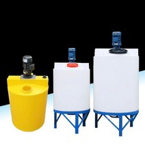 모터 투약 장치 버킷 하수 처리 PE 용해성 버킷 감속기 응집제와 농축 혼합 탱크, 01.탱크 100L+0.37KW380V