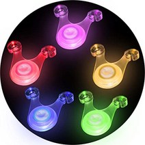 DaLaCa 로프 LED라이트 10개 세트 배터리 포함 캠핑 방수, 개, 오색 세트