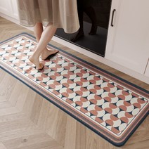 주방 발매트 인테리어 매트 깔개 인테리어 PVC 특대 대형 이케아 싱크대 다용도 부엌 발매트, 45*150cm 옵션2