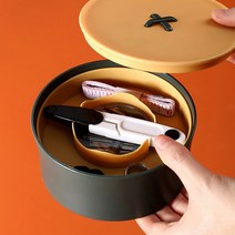 반짓고리 케이스 단추 반짇고리 바늘 쌈지 세트 노랑