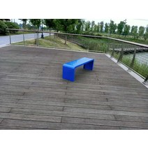 야외용벤치 공원벤치의자 야외 야외 안뜰 레저 정원 철 광장 공공 좌석 의자, 150cm 길이 40cm 너비 45cm 높이 파란