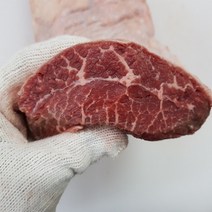 [ 수입 통부채살 원육 2.7kg 내외 ] 텍사스 브리스킷 풀드포크 폴드포크 스테이크고기, 2.2kg - 부채살