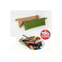 국산 가죽 납작 필통 만들기-바느질 DIY 파우치 재료