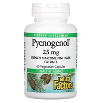 Natural Factors 피크노제놀 25mg 60정