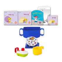 아이챌린지 호비 18개월 아기 월령프로그램 (물놀이 세트) 분리불안해소 즐거운목욕 비가와요 토끼관찰, 18개월 아이선택 (1회 배송), DVD+APP