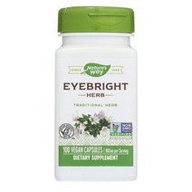 해외 Natures Way Eyebright 아이브라이트 100캡슐, 6개