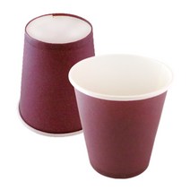 attizone 종이컵1줄(50개입) 칼라종이컵 색종이컵 13칼라 국내산 교재, 밤색(50개입)