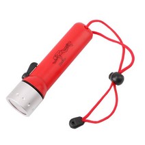 수중랜턴 2000LM Q5 LED 방수 스쿠버 다이버 다이빙 조명 휴대용 얕은 빛 수륙 양용 수 중 플래시 라이트, 05 Red