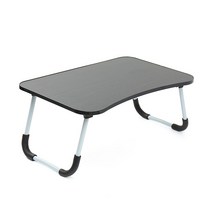 60x40cm 접이식 좌식책상_블랙1 라운딩모서리 테이블, 단품