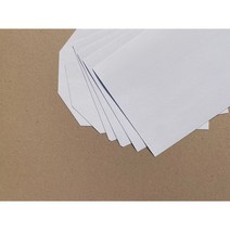 일반형 의류용 등대지(350평량 SC마닐라지) 모양별/사이즈별 50장 묶음, 코너재단, 260×360