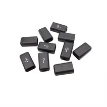 100Pcs 마이크로 USB 솔더 남성 커넥터 플라스틱 쉘 화이트 블랙 DIY 5 핀 용접 플러그 Sockect 터미널, 01 100 Black