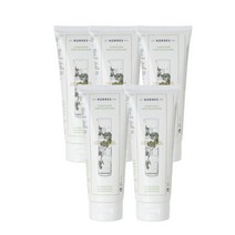 코레스 컨디셔너 알로에 디타니 200ml Korres Apres shampooing, 5팩