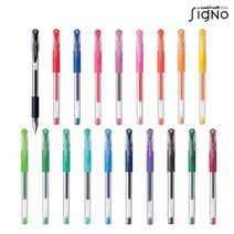 유니볼 시그노 단색 볼펜 UM-151 0.38mm NEW, 카키