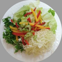 아삭팜 파프리카 믹스 샐러드 300g x 3팩 진공포장 대용량, 3개