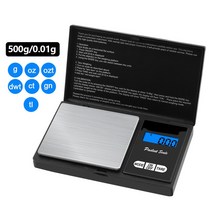 앉은뱅이저울 100g 200g 300g 500g 1kg 0.01g 0.1g 미니 전자 저울 포켓 디지털 골드 스털링 실버 쥬얼리 저울, 500g 0.01g, 500g 0.01g, 500g 0.01g