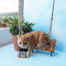 고양이 카페 인테리어용 그네타는 눕냥이 중식당 벽선반 집들이선물 인형 매장