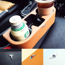자동차 차량용 벤츠 BMW 제네시스 수납 틈새 멀티 가죽 컵홀더, 2. 브라운, 11 롤스로이스