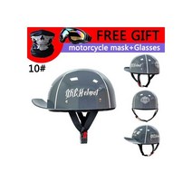 레트로 오토바이 헬멧 야구 모자 빈티지 모터 스쿠터 하프 페이스 바이커 카스코 두카티 야마하 가와사키 혼다 스즈키, L_CHINA, 10