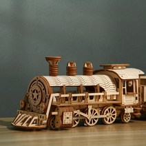 3D 입체퍼즐 증기기관차 나무퍼즐 DIY 퍼즐, 단품, 단품