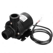 수영장 히트펌프 800L/H 물 펌프 3/5m DC12/24V 태양 브러시리스 모터 잠수정 순환, 04 Black DC 12V 5 m