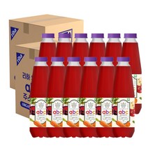 유기농 리하 ABC 쥬스 100% 착즙 NFC 독일 12개 비카인 클렌즈 주스 1000ml, 12병
