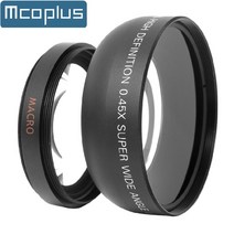 mcoplus 49mm 52mm 58mm 0.45x 광각 렌즈 매크로 렌즈 canon, 49mm 0.45x 렌즈