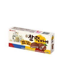 칠성 사무실 탕비실 롯데 명가찰떡파이 과자 세트 간식 추천 210G 2개, 1세트