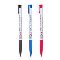 제노/캐릭터볼펜 0.7mm 1타12입, 블랙