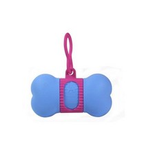 유나이티드펫츠 휴대용 강아지 간식통, 스카이핑크, 1개