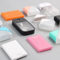 포켓 납작 향수 섬유향수 미스트 손세정제 스킨 화장품 공용기 DIY, 3.스퀘어 포켓향수 공병, 화이트