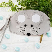 가죽 동물 미니 파우치 (생쥐) 만들기