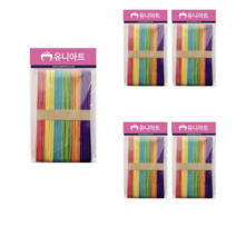 유니아트 2500 하드바 막대 대 50p, 주황색, 5개입