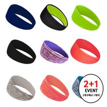 와이드 쿨 스포츠 기능성 헤어밴드 땀흘림 방지 2개 구매시 1개 사은, 쿨 헤어밴드 네이비[2개구매시 1개사은]