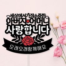 아임다움 어버이날 토퍼 카네이션 선물 케이크 꽃 파티픽