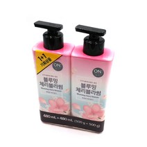 온더바디 등드름 바디워시 닭살피부 군대 바디워시 온더바디 불루밍 체리블라썸 바디워시 500g 2개입 SB+8090EA