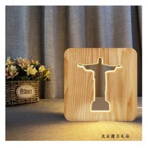 십자가 예수 비둘기 하트 등 USB 야간 조명 장식 선물