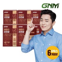 [위건강 간건강] 위편한 간건강 6박스 / 밀크씨슬 실리마린 스페인감초추출물, 단일품목, 1개