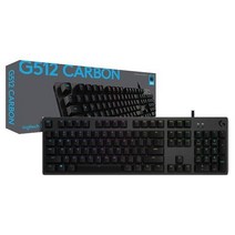 로지텍 G512 RGB 영문자판 유선키보드 게이밍키보드 기계식키보드 로지텍키보드 [병행수입/평일 3시이전주문건 당일출고/데러주식회사선택], G512 RGB 유선키보드, TACTILE (영문자판)