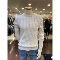 올젠 올리버 자수 포인트 케이블 스웨터 ZOD1ER1303 23S/S
